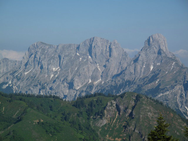 Admonter Reichensteingruppe von Weg 673 aus (17. Juni)