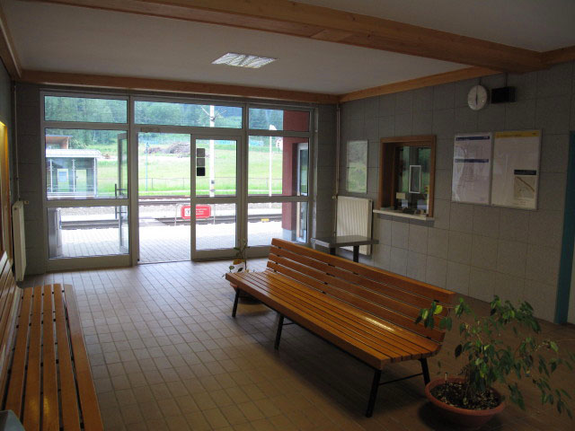 Bahnhof Wald am Schoberpass, 843 m (17. Juni)