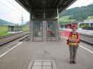 Carmen im Bahnhof Wald am Schoberpass, 843 m (17. Juni)