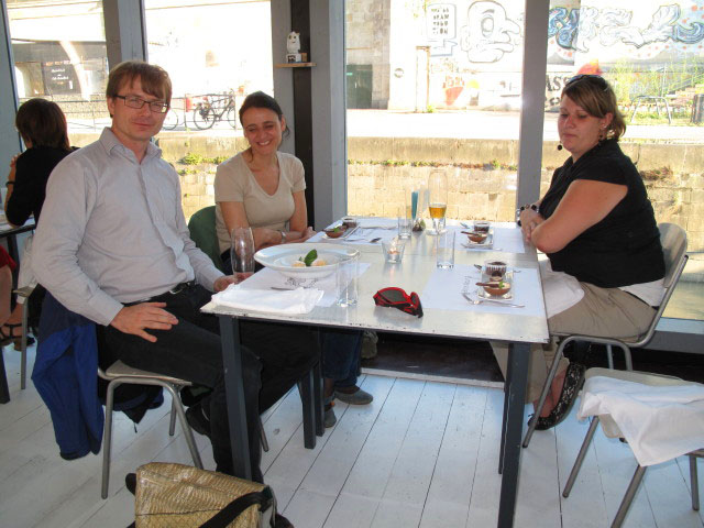 Stefan, Katja und Birgit im Holy-Moly!