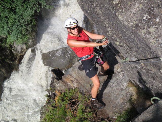 Obergurgler Klettersteig: Gudrun in der Sektion 4 (30. Juni)