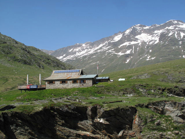 Schönwieshütte, 2.266 m (30. Juni)