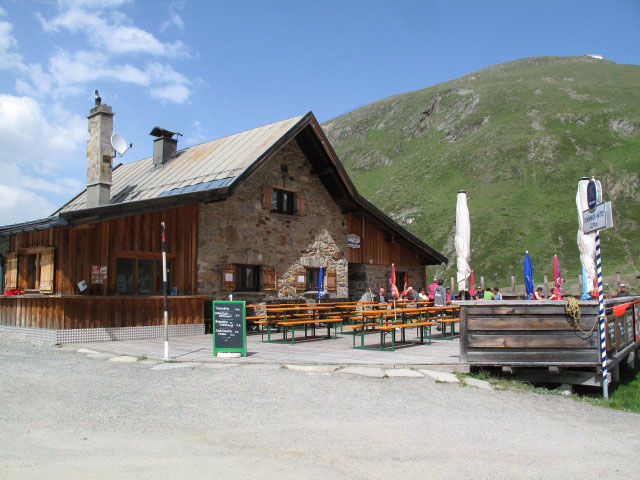 Schönwieshütte, 2.266 m (1. Juli)