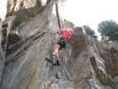 Obergurgler Klettersteig: Gudrun in der Schlüsselstelle (30. Juni)