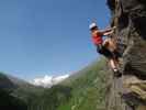 Obergurgler Klettersteig: Gudrun in der Sektion 8 (30. Juni)