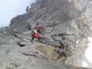 Gudrun und Christoph am Nordgrat der Hochwilde (1. Juli)