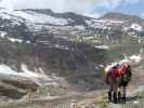 Christoph und Gudrun auf Weg 922 zwischen Hochwildehaus und Langtal (1. Juli)