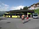 Christoph und Gudrun im Busbahnhof Obergurgl, 1.930 m (1. Juli)