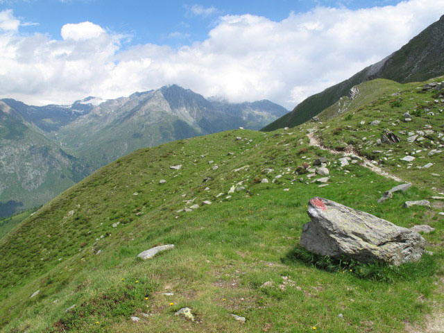 Weg 74 zwischen Berger-Alm-Scharte und Berger-See-Hütte (7. Juli)