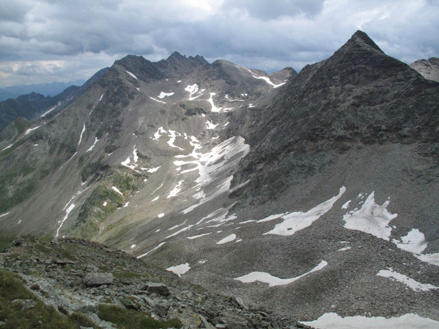 von der Gösleswand Richtung Südosten (8. Juli)