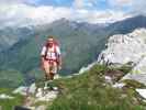 Ich auf Weg 72 zwischen Wetterkreuz und Berger Kogel (7. Juli)