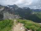 Weg 72 zwischen Berger Kogel und Berger-Alm-Scharte (7. Juli)