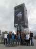 ?, ?, ?, Marlies, ?, Andreas, Marion, Christina, Michael, Carmen, Irene, Manuela und Peter beim Spider Rock Wien