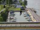 Irene am Flying Fox des Spider Rock Wien