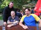 Michael, Alexander und Michael im Rathauspark