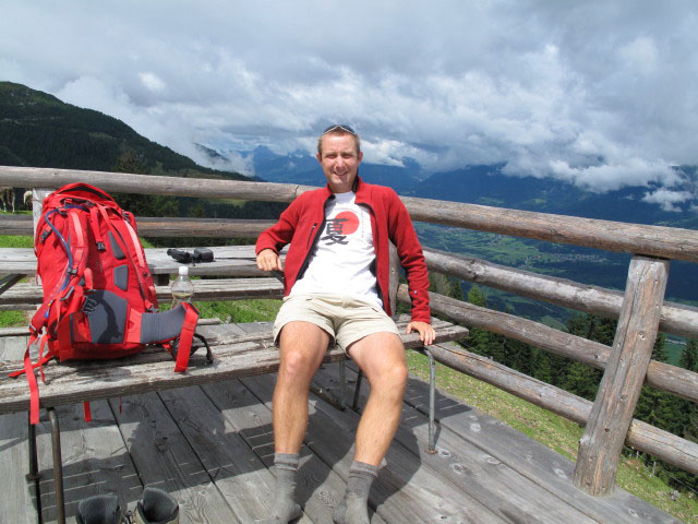 Ich auf der Wipfelalm, 1.576 m