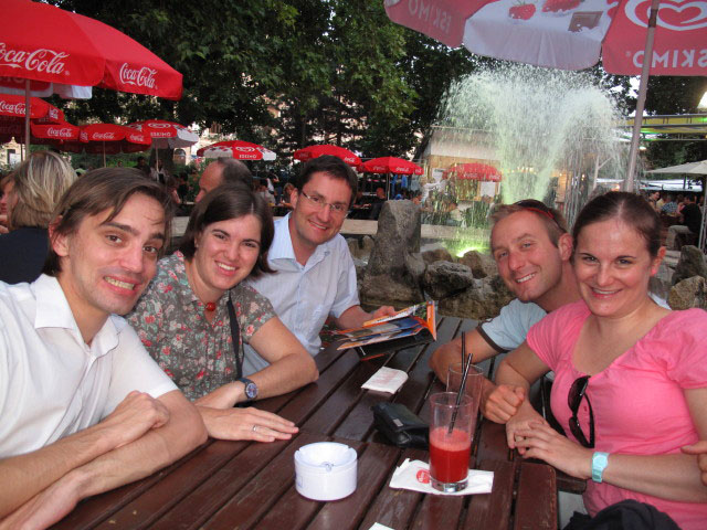 Christian, Kerstin, Stefan, ich und Katrin