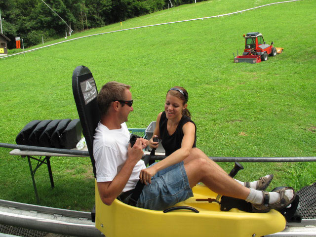 Ich in der Talstation