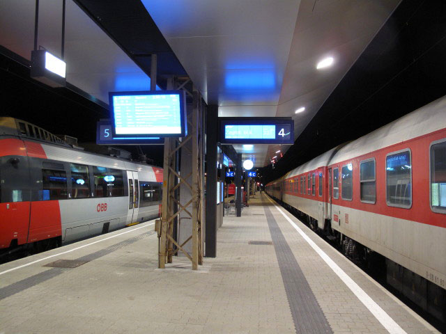 Bahnhof Spittal-Millstättersee, 544 m (7. Juli)