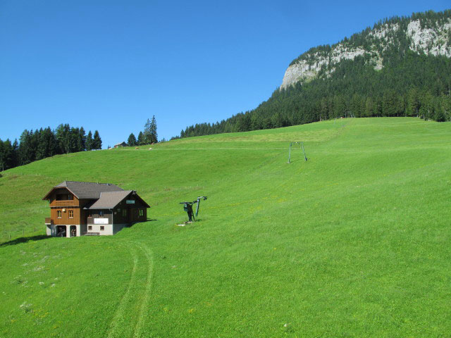 Grafenwiesenlift von der Sektion 1 der 4er-Sesselbahn aus