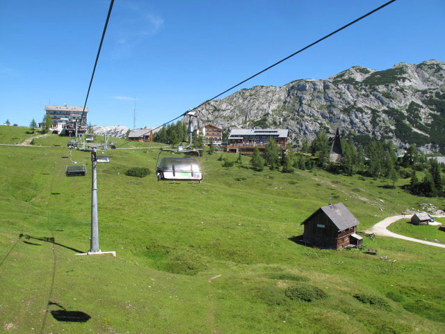 Sektion 2 der 4er-Sesselbahn