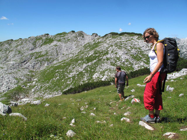 Axel und Martina zwischen Traweng und Grazer Hütte