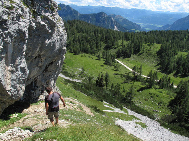 Axel zwischen Traweng und Grazer Hütte