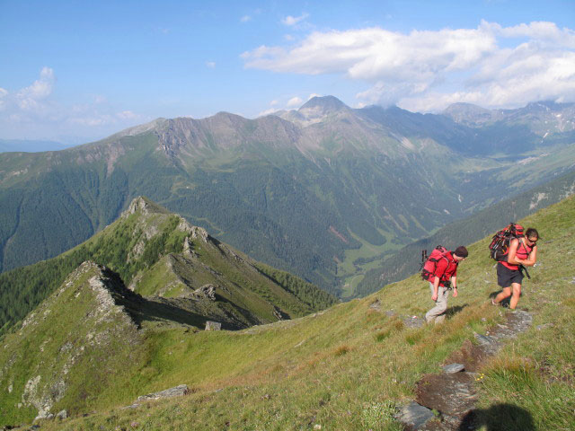 Christoph und Gudrun auf Weg 532 zwischen Federweißegg und Törlköpfe