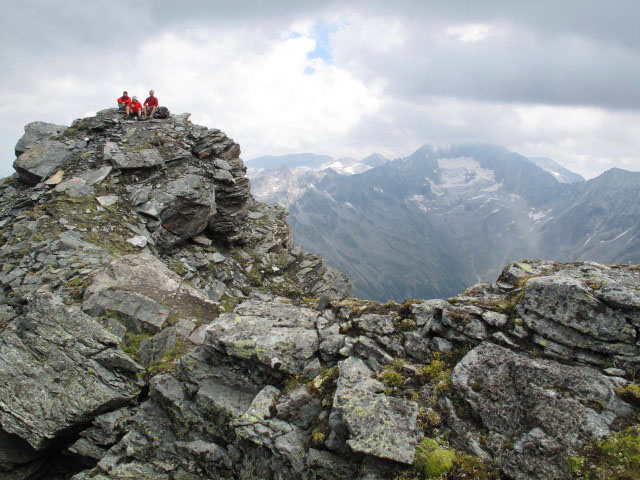 Christoph, Gudrun und ich am Maresenspitz, 2.916 m