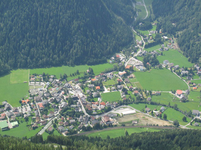 Mallnitz vom Auernig aus