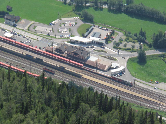 Bahnhof Mallnitz-Obervellach vom Auernig aus