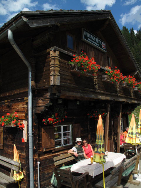Christoph und Gudrun bei der Wolligerh&uuml;tte, 1.576 m