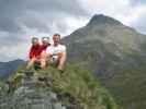 Christoph, Gudrun und ich am Törlkopf, 2.446 m