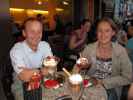 Christoph und Carmen im Eissalon am Schwedenplatz