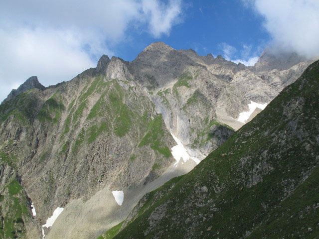 Parseiergruppe von der Augsburger Hütte aus (11. Aug.)