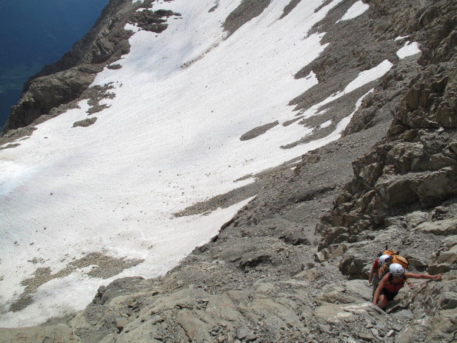 Christoph und Gudrun zwischen Grinner Ferner und Parseierspitze (11. Aug.)