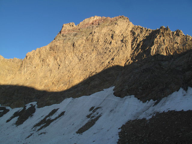 Parseierspitze vom Grinner Ferner aus (12. Aug.)