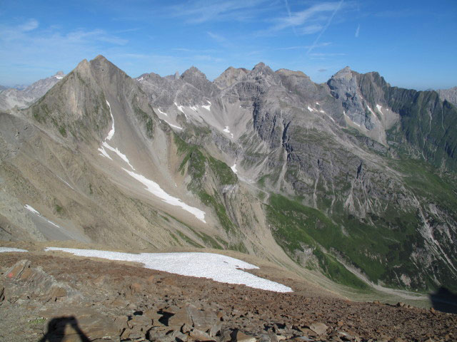 vom Augsburger Höhenweg Richtung Nordwesten (12. Aug.)