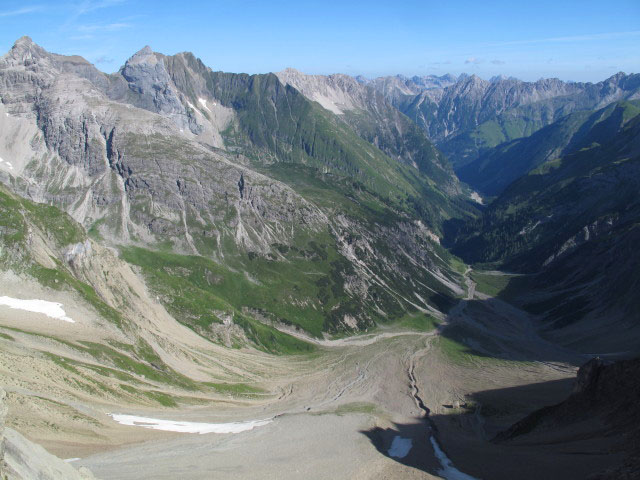 Zammer Parseier vom Augsburger Höhenweg aus (12. Aug.)