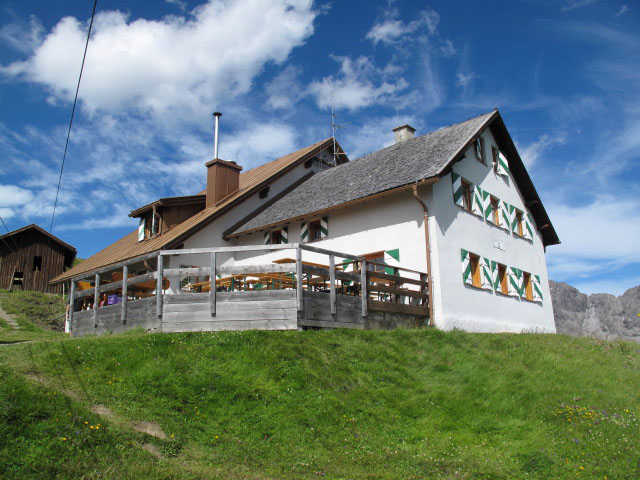 Ansbacher Hütte, 2.376 m (12. Aug.)