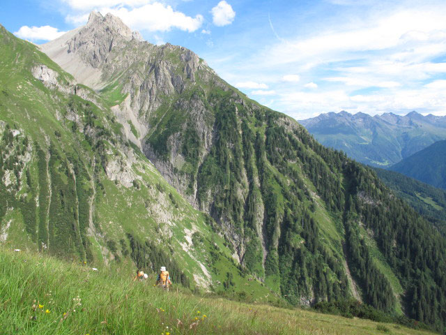 Gudrun und Christoph zwischen Masch'n Niederleger und Flarschbach (12. Aug.)