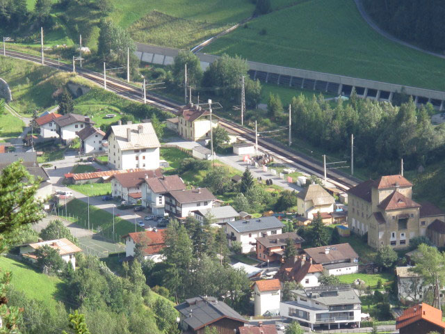 Bahnhof Flirsch (12. Aug.)