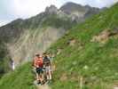 Gudrun und Christoph zwischen Gasilltal und Augsburger Hütte (11. Aug.)