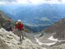 Christoph am Gasillschlucht-Klettersteig (11. Aug.)