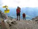 Gudrun und Christoph beim Ausstieg des Gasillschlucht-Klettersteigs (11. Aug.)