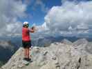 Gudrun auf der Parseierspitze, 3.036 m (11. Aug.)