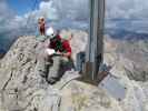 Gudrun und Christoph auf der Parseierspitze, 3.036 m (11. Aug.)