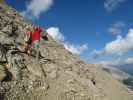 Gudrun und Christoph zwischen Gatschkopf und Augsburger Hütte (11. Aug.)