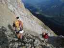 Gudrun und Christoph zwischen Gatschkopf und Augsburger Hütte (11. Aug.)