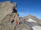 Gudrun und Christoph am Augsburger Höhenweg zwischen Grinner Ferner und Dawinkopf (12. Aug.)